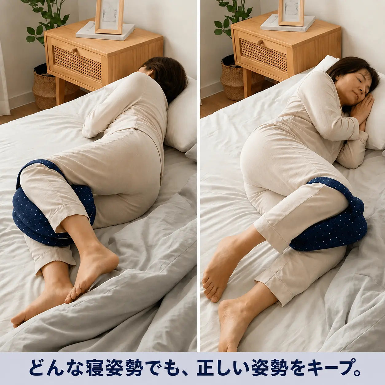 横向き寝サポートピロー