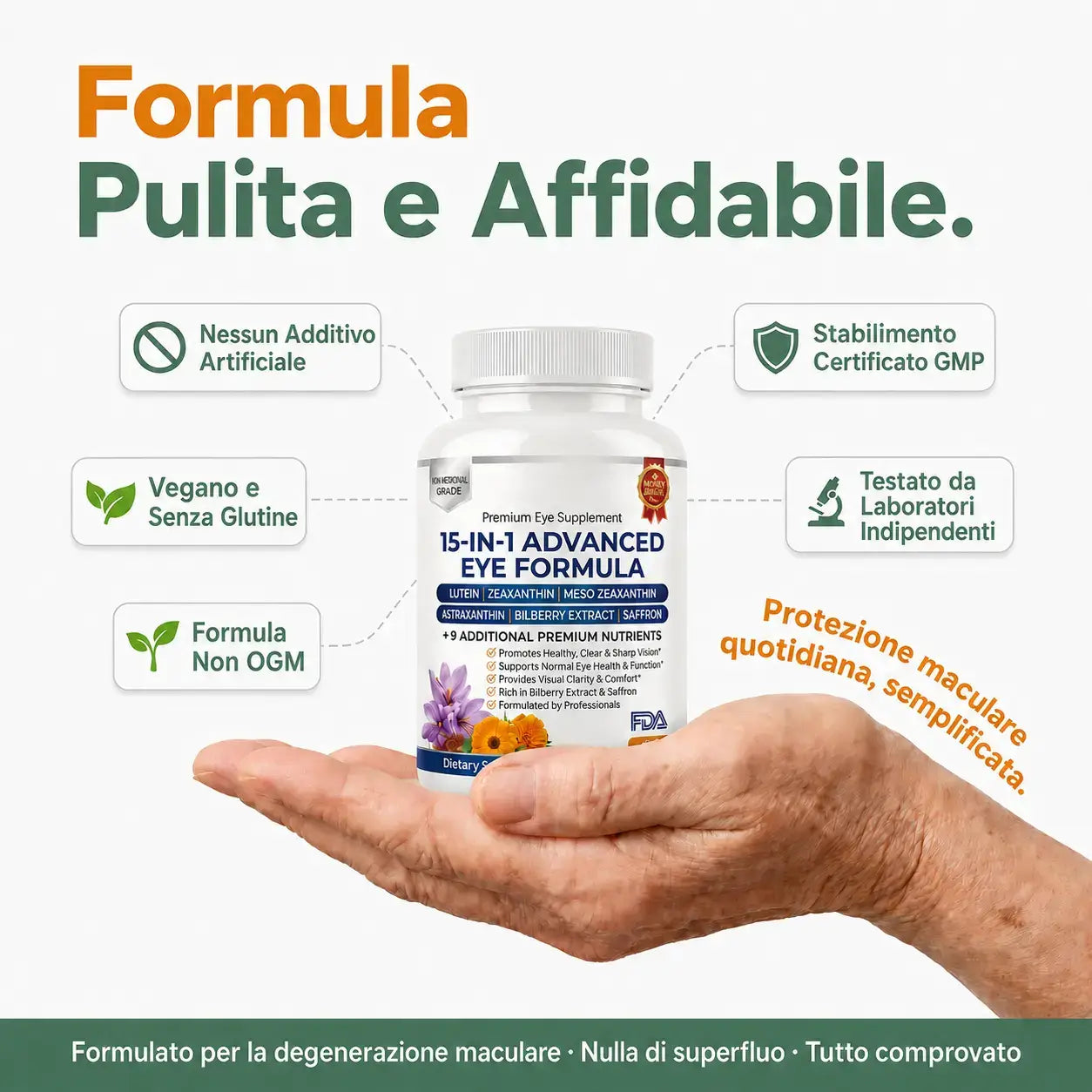 NatuVista 15-in-1 – Formula Avanzata per la Vista