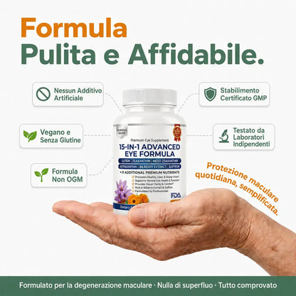 NatuVista 15-in-1 – Formula Avanzata per la Vista