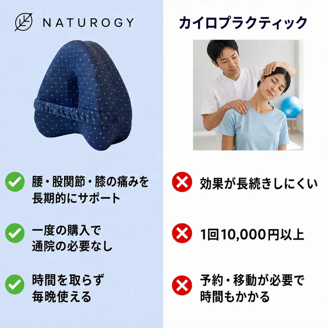 横向き寝サポートピロー
